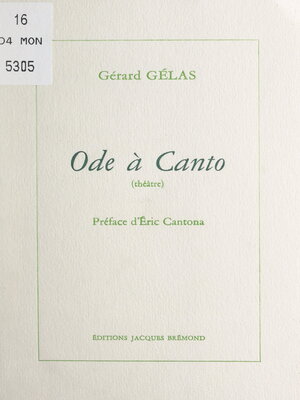 cover image of Ode à Canto